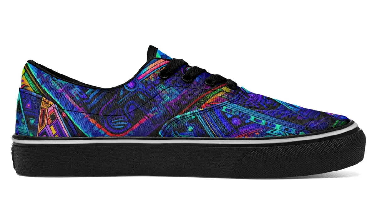 Cyber Cyan Street Vibe Shoes