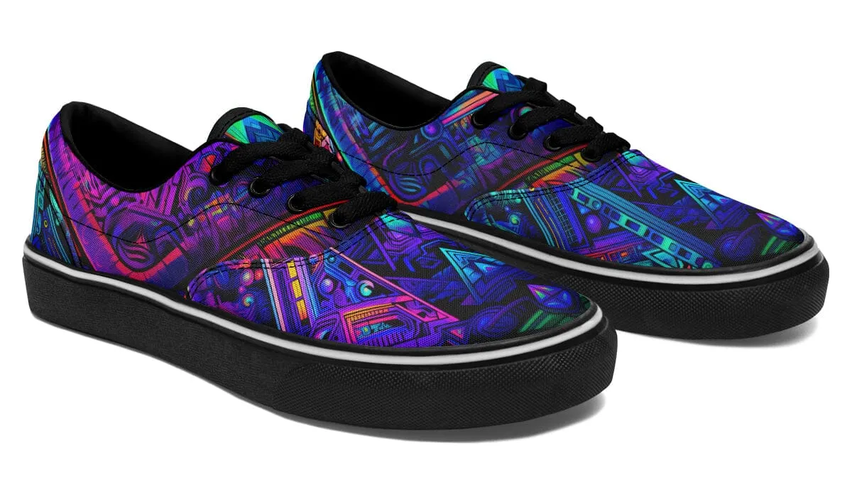 Cyber Cyan Street Vibe Shoes