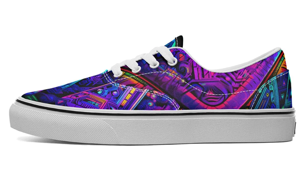Cyber Cyan Street Vibe Shoes
