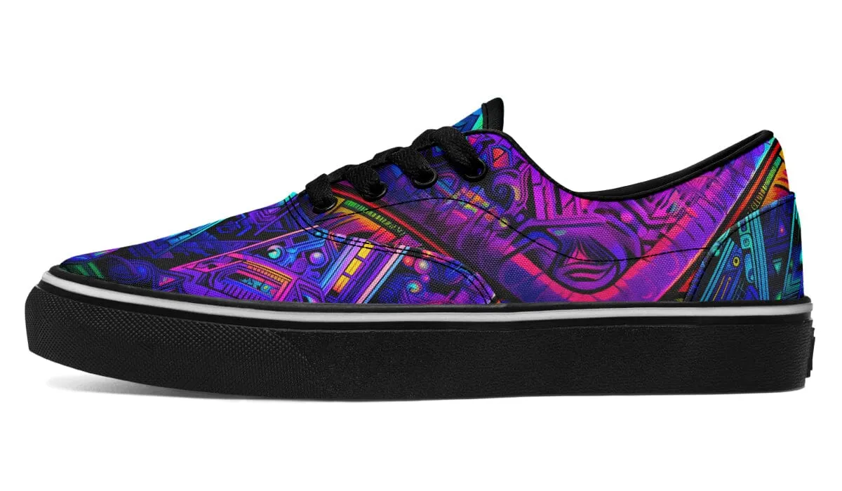 Cyber Cyan Street Vibe Shoes