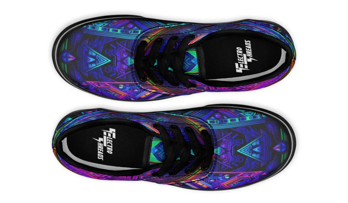 Cyber Cyan Street Vibe Shoes