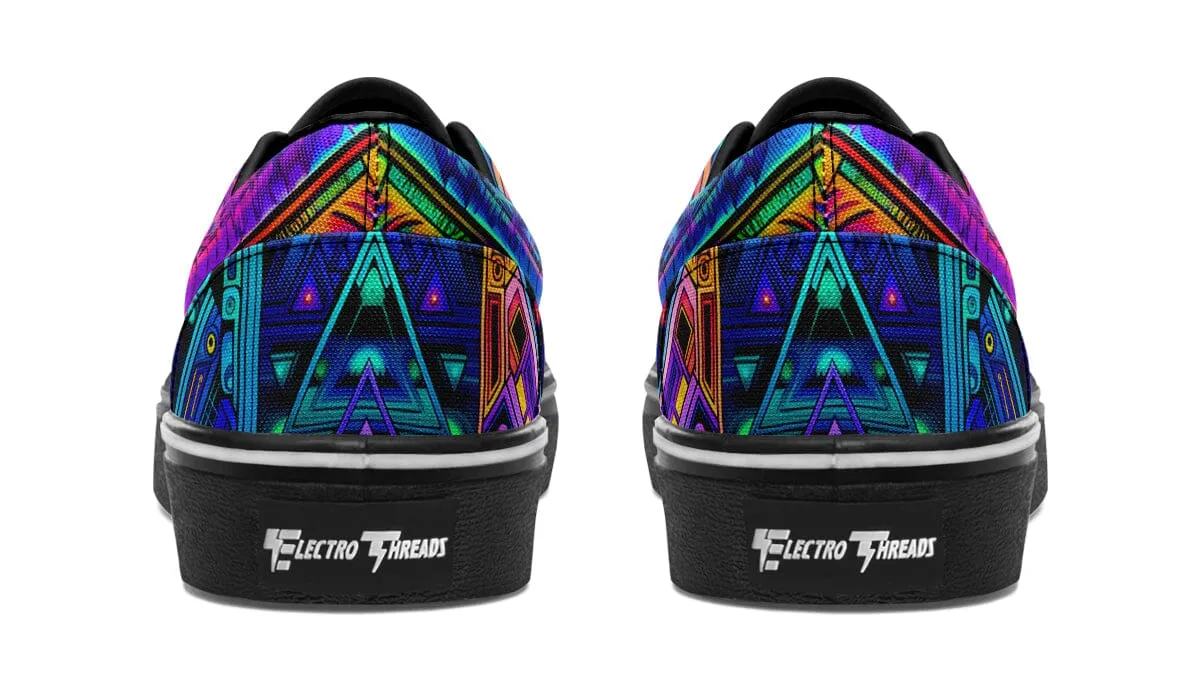 Cyber Cyan Street Vibe Shoes