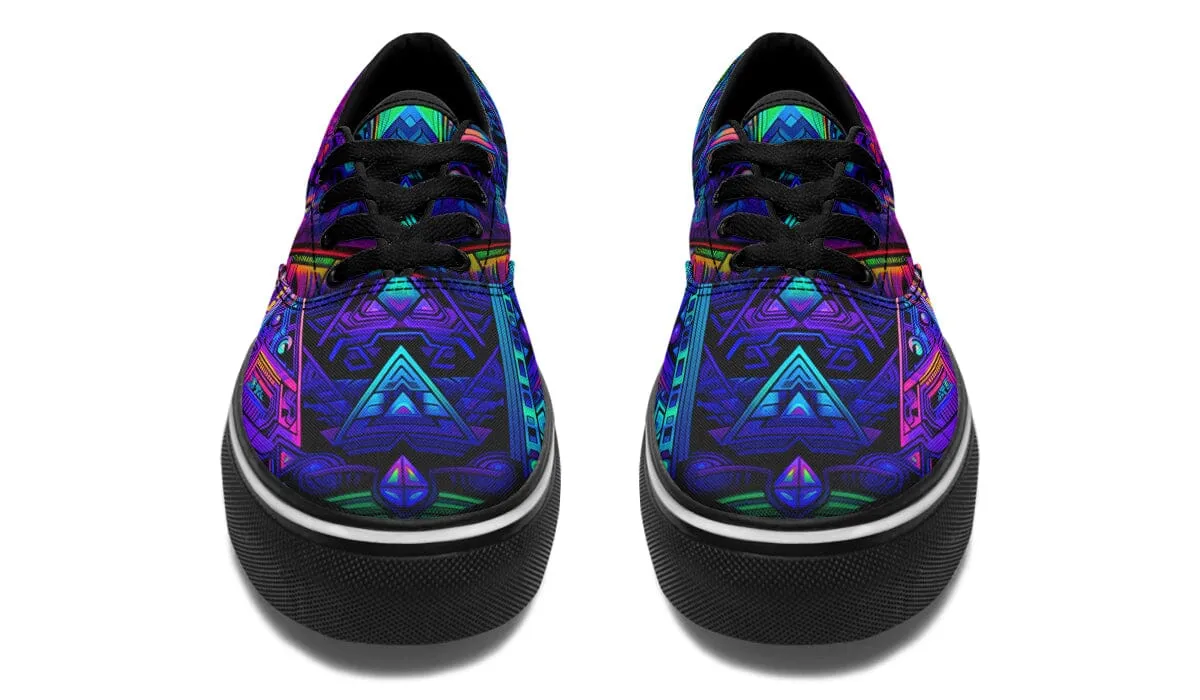 Cyber Cyan Street Vibe Shoes