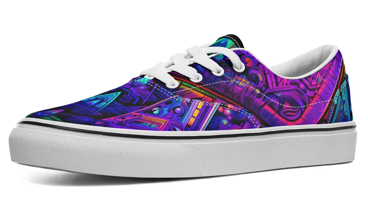 Cyber Cyan Street Vibe Shoes