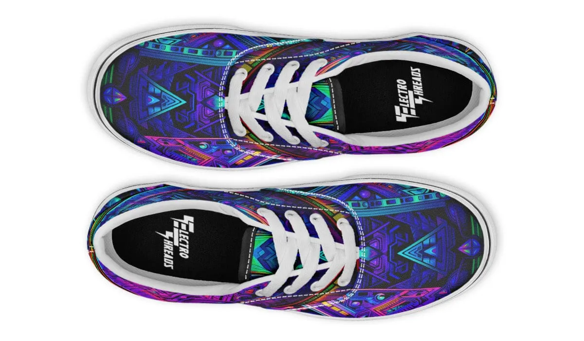Cyber Cyan Street Vibe Shoes