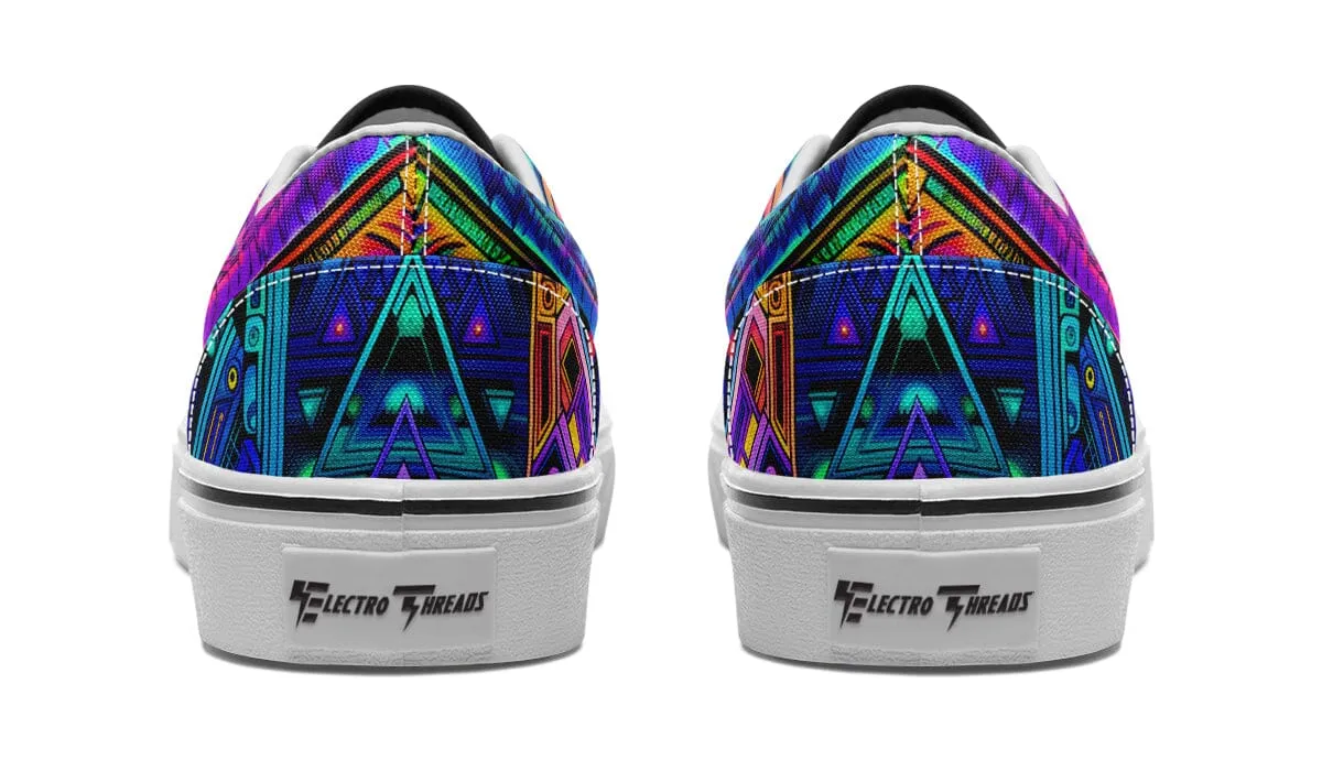 Cyber Cyan Street Vibe Shoes