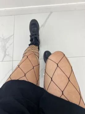 Fishnet Tights - Black
