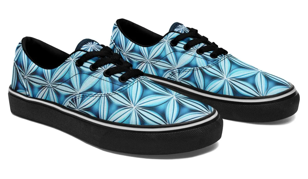 Flower Life Igloo Blue Street Vibe Shoes