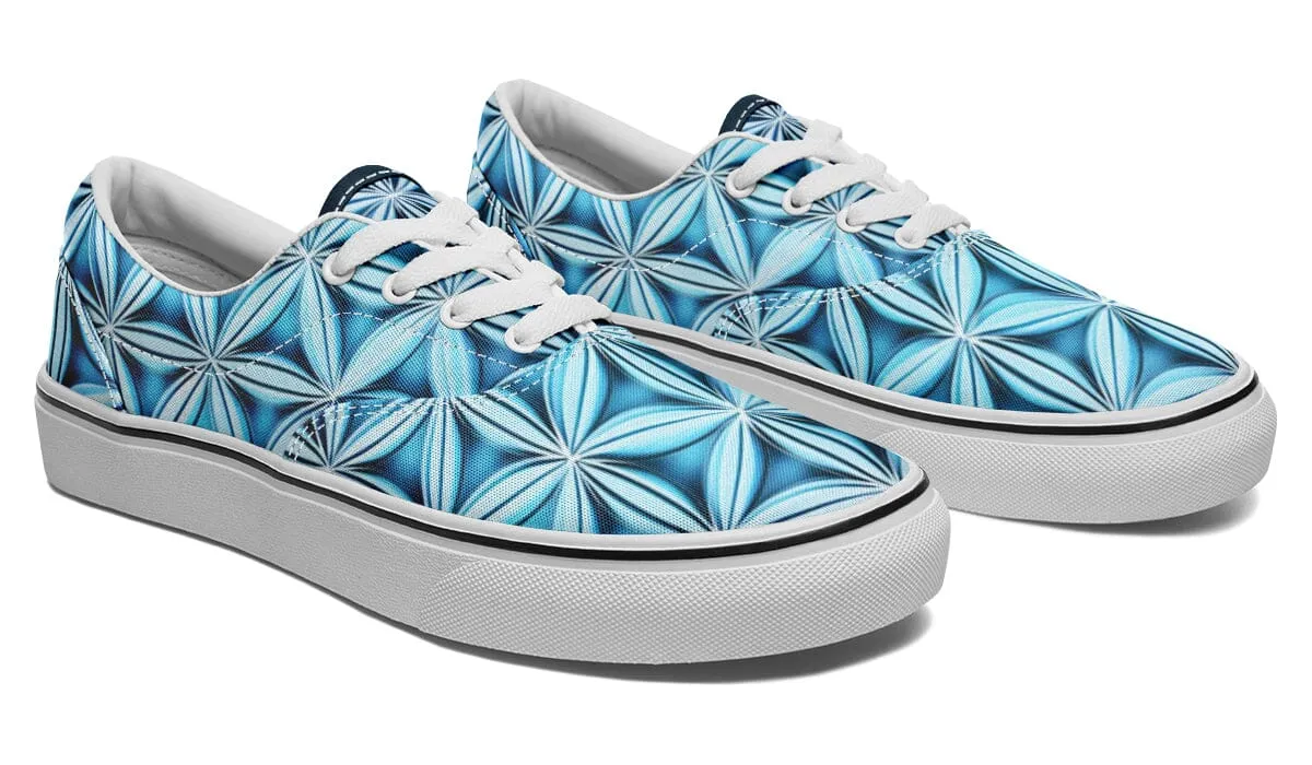 Flower Life Igloo Blue Street Vibe Shoes