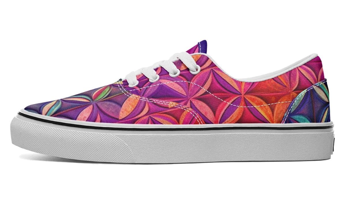 Flower Life Magenta Street Vibe Shoes