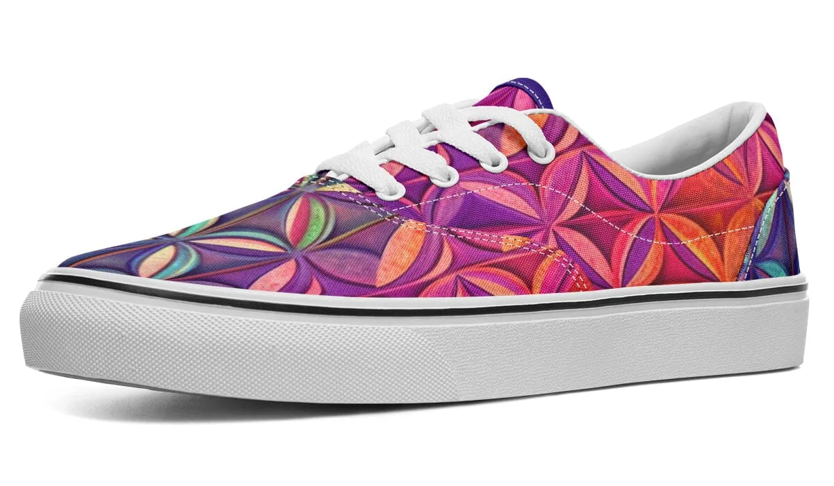 Flower Life Magenta Street Vibe Shoes