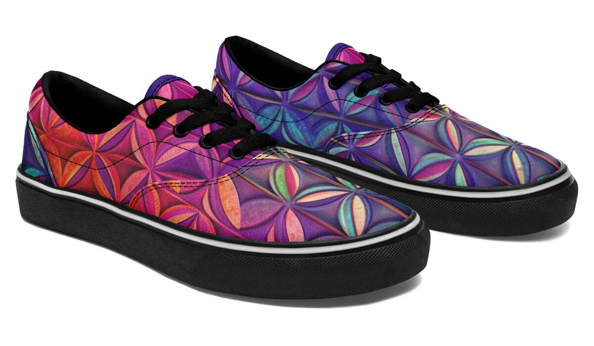 Flower Life Magenta Street Vibe Shoes