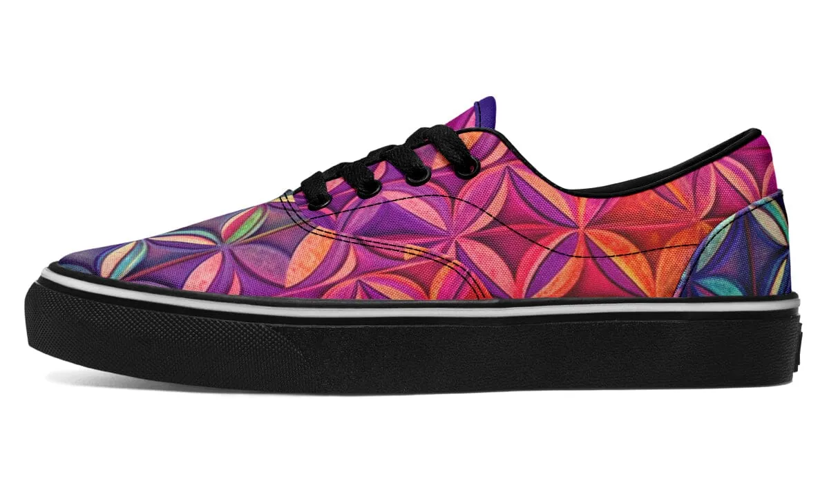 Flower Life Magenta Street Vibe Shoes