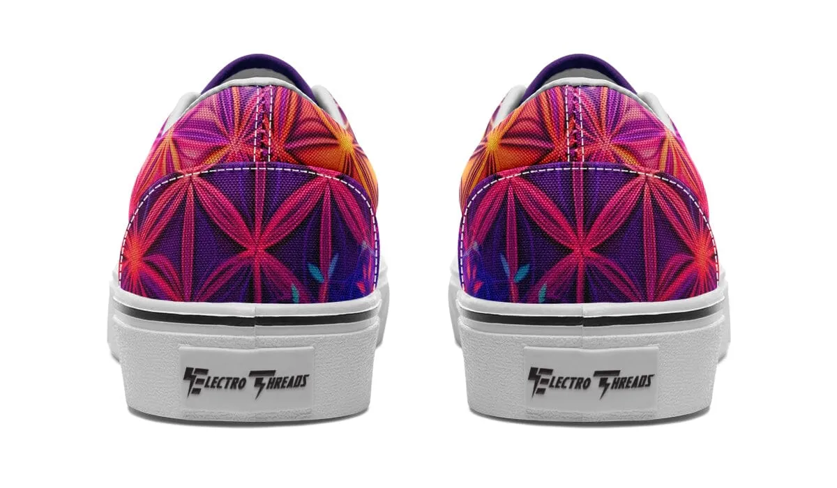 Flower Life Purp Street Vibe Shoes