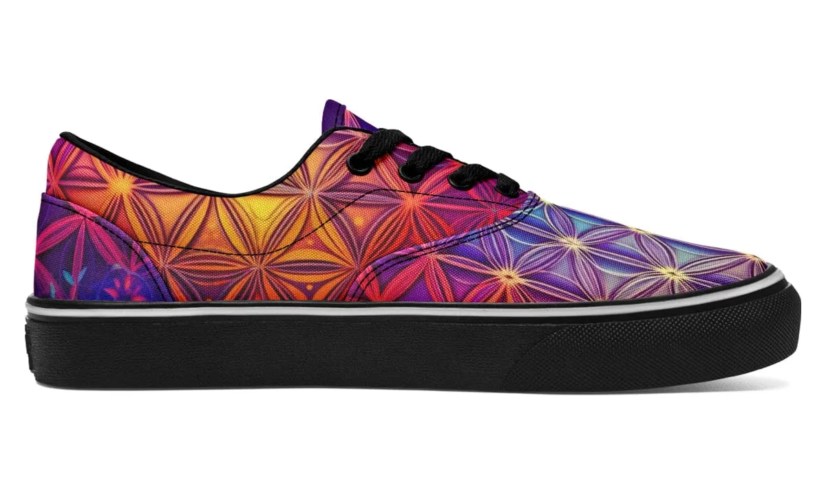 Flower Life Purp Street Vibe Shoes