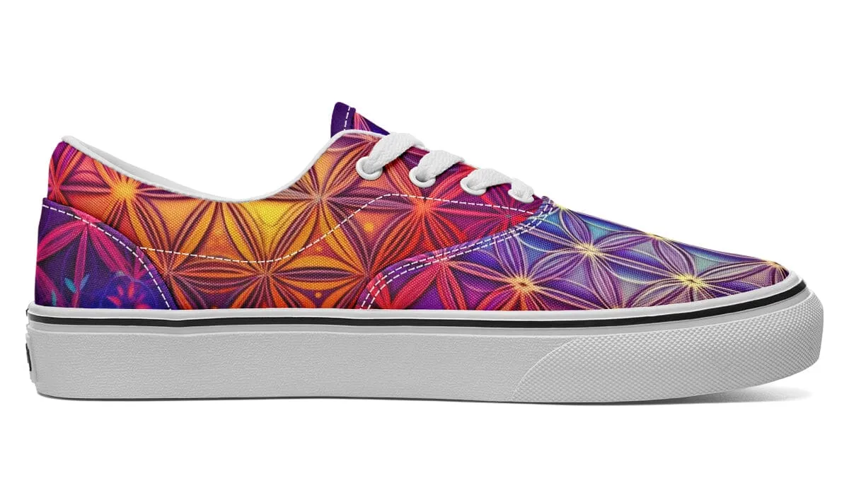 Flower Life Purp Street Vibe Shoes