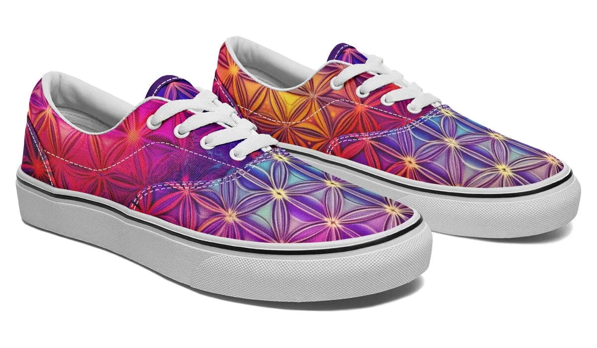 Flower Life Purp Street Vibe Shoes