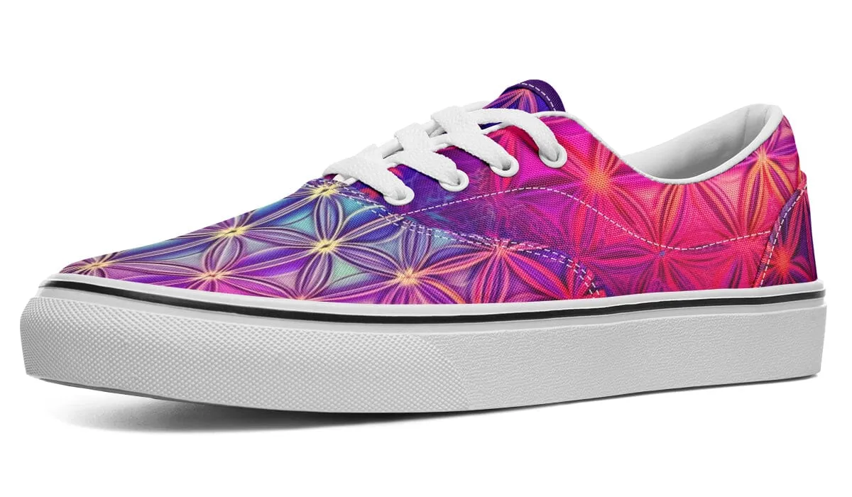 Flower Life Purp Street Vibe Shoes