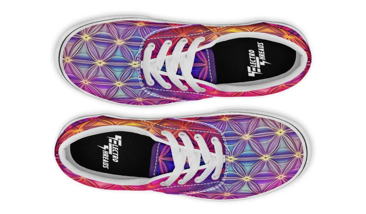 Flower Life Purp Street Vibe Shoes