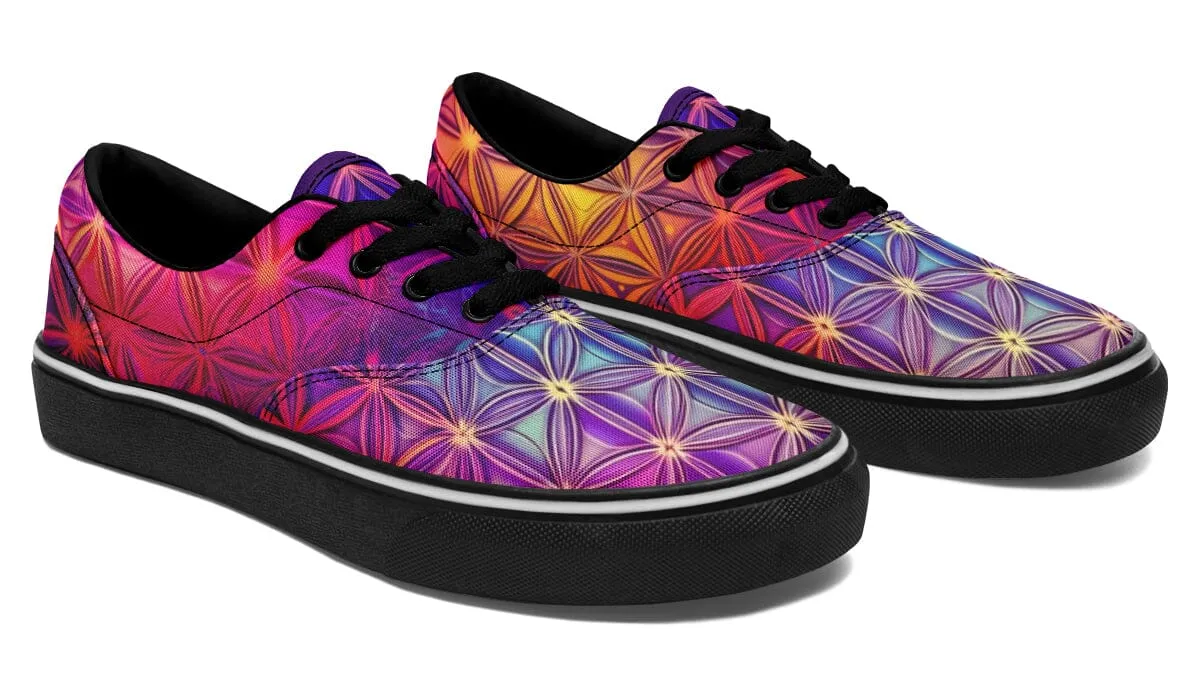 Flower Life Purp Street Vibe Shoes