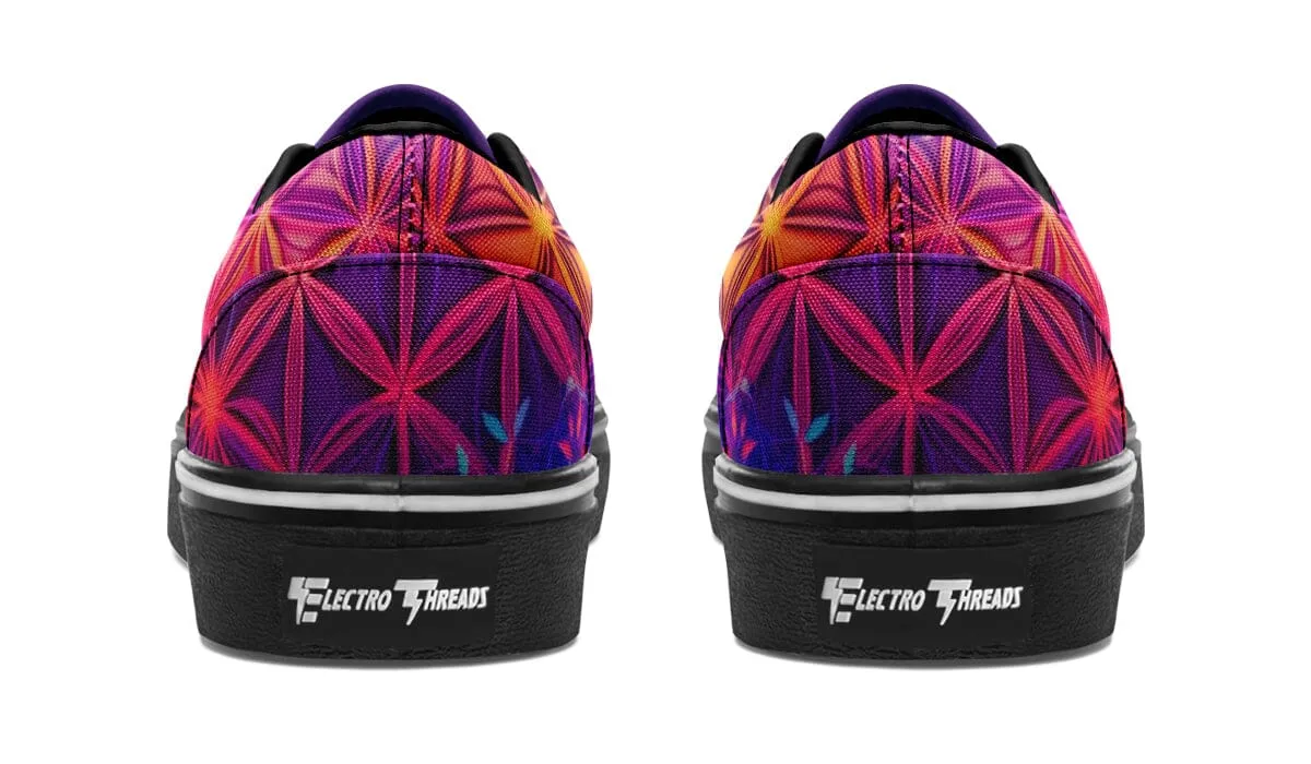 Flower Life Purp Street Vibe Shoes
