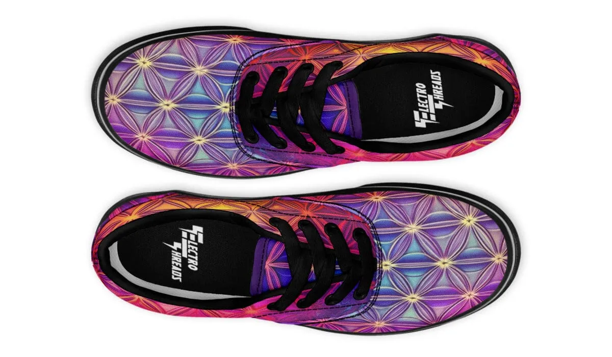 Flower Life Purp Street Vibe Shoes