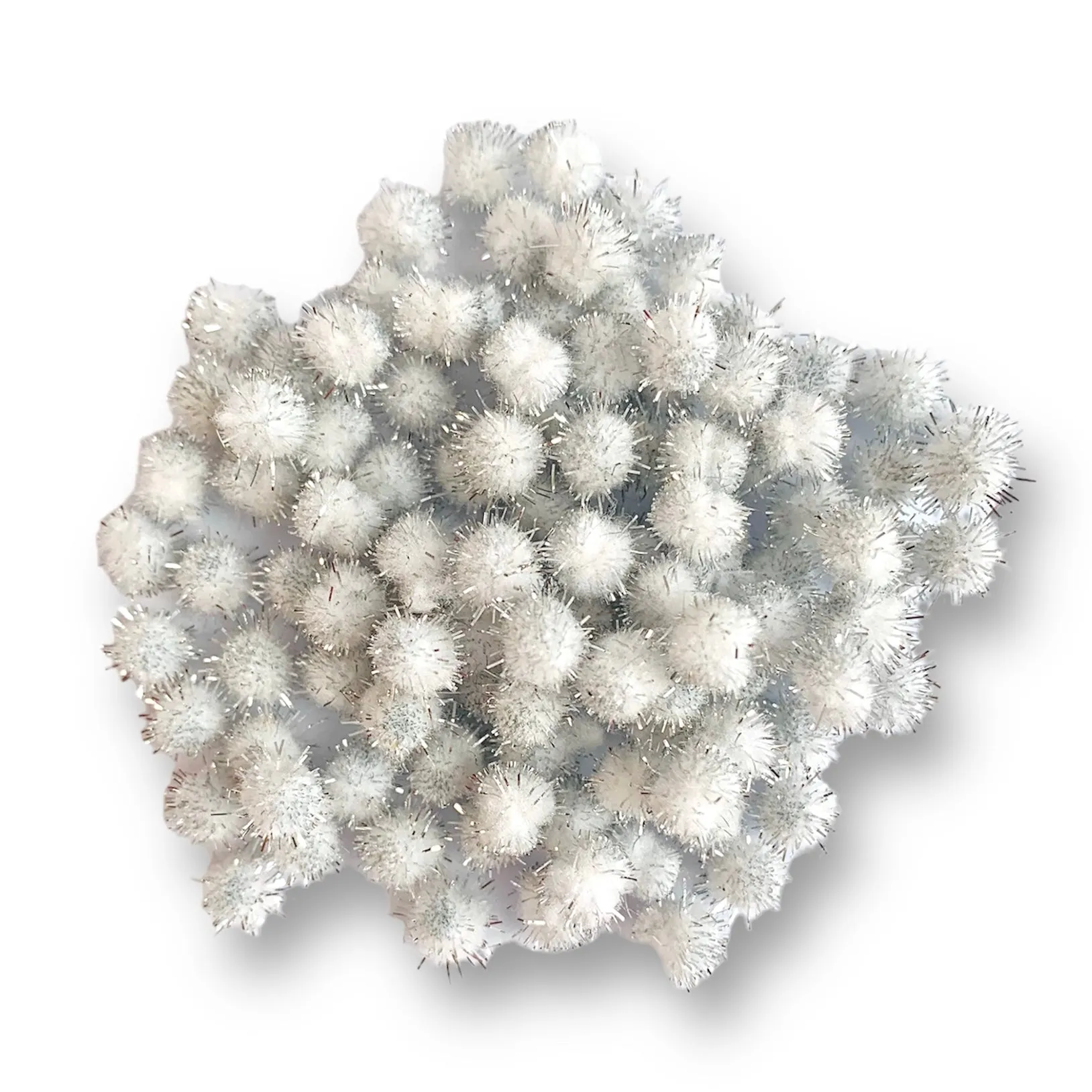 Glitter Pom Poms 07mm
