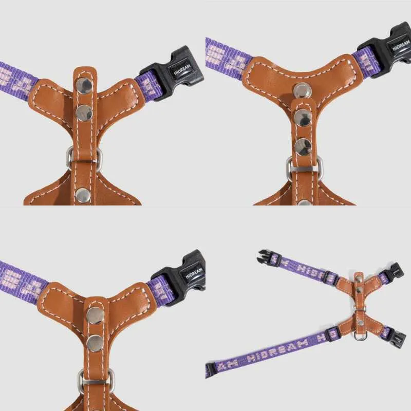 HiDREAM Adventure-Ready Button-On Cat Harness Leash
