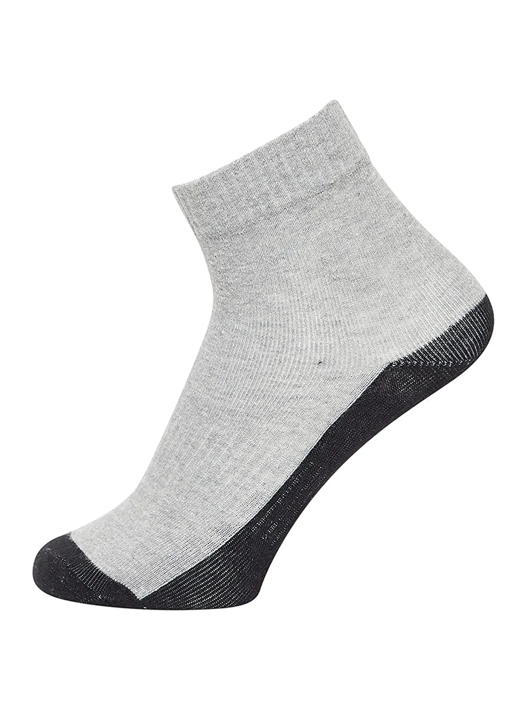 JUMP USA Men Ankle Length Pack of 3 Socks_Blue_Grey_White