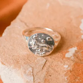 Leo Stargazer Zodiac Ring