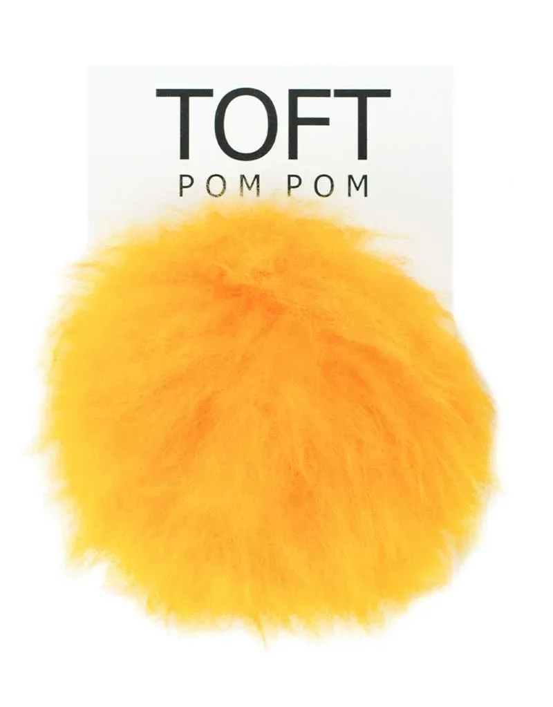TOFT Alpaca Fur Pom Poms, Brights and Colors