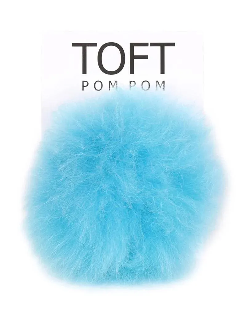 TOFT Alpaca Fur Pom Poms, Brights and Colors