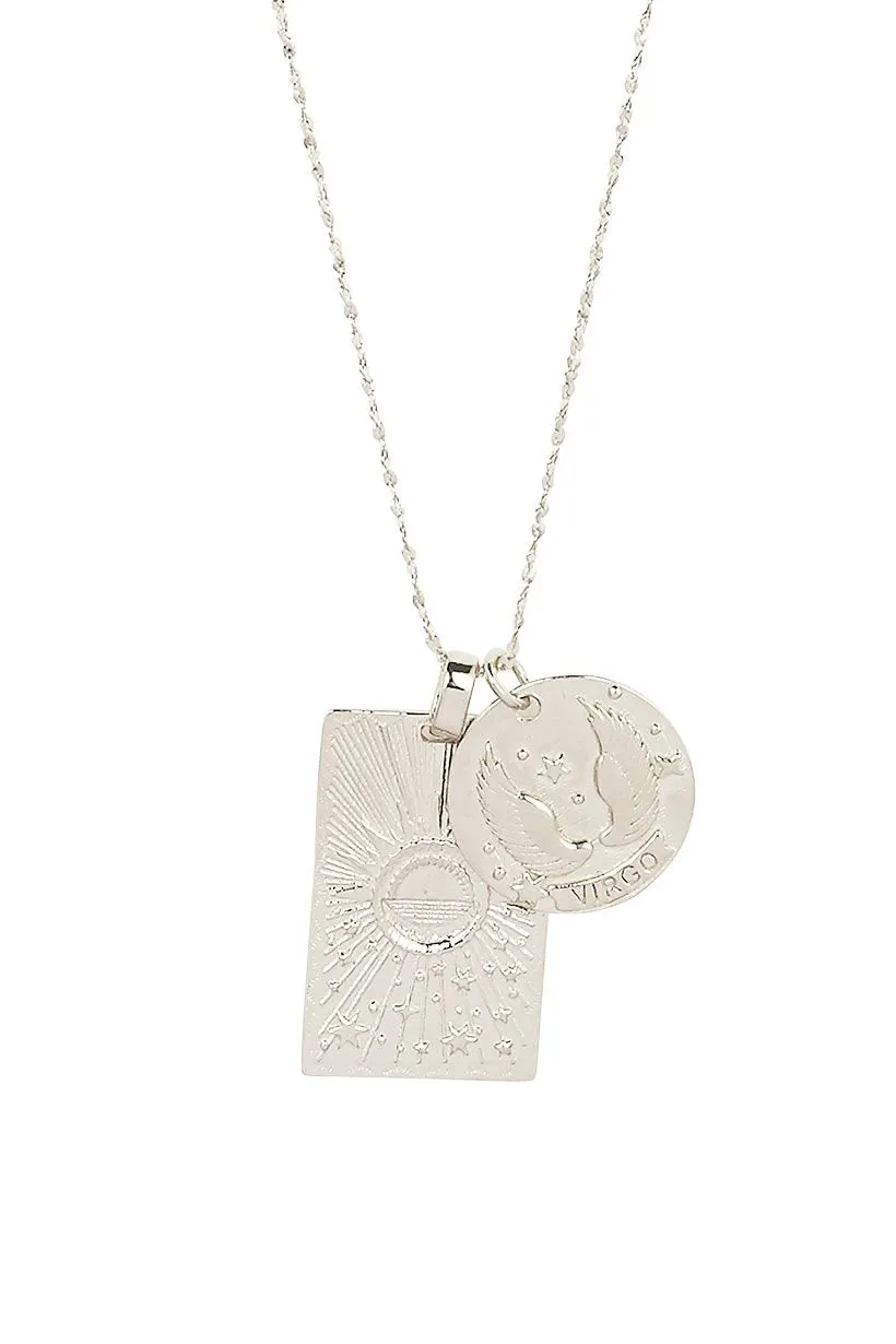 Virgo Stargazer Zodiac Necklace