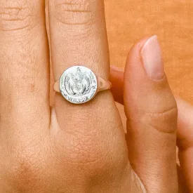 Virgo Stargazer Zodiac Ring