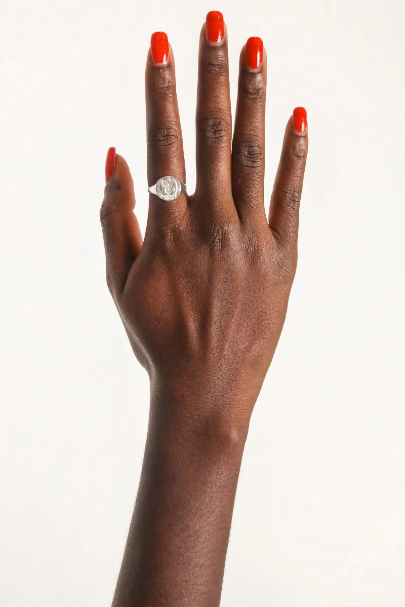 Virgo Stargazer Zodiac Ring